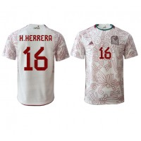 Mexiko Hector Herrera #16 Fußballbekleidung Auswärtstrikot WM 2022 Kurzarm